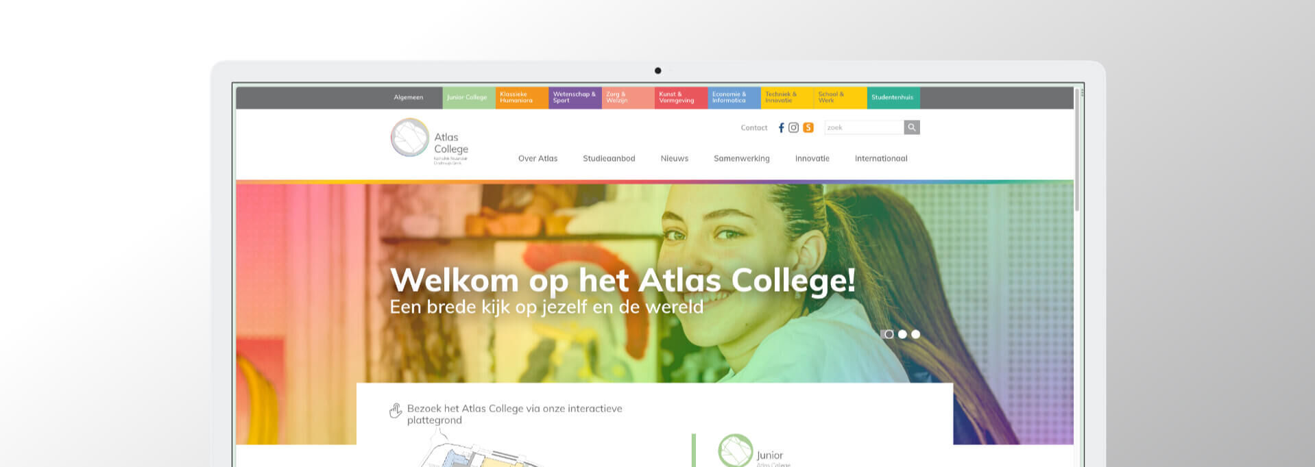 Webdesign dat talenten en onderwijs verbindt