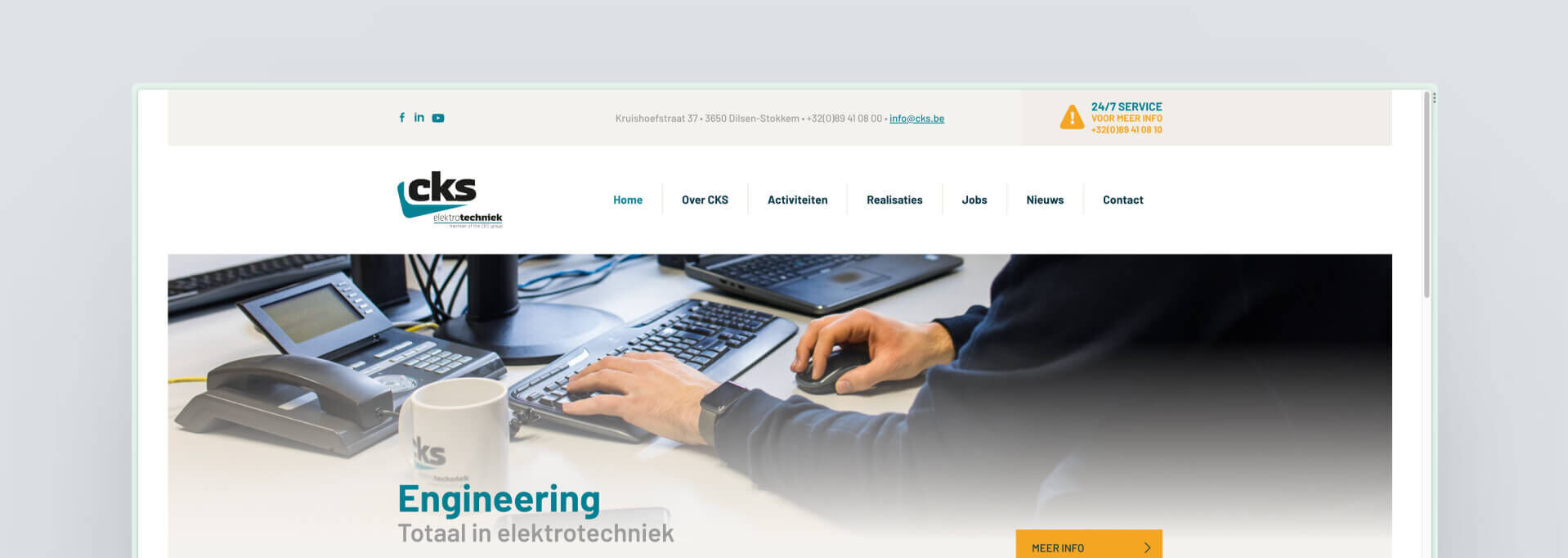 Ontwikkeling website