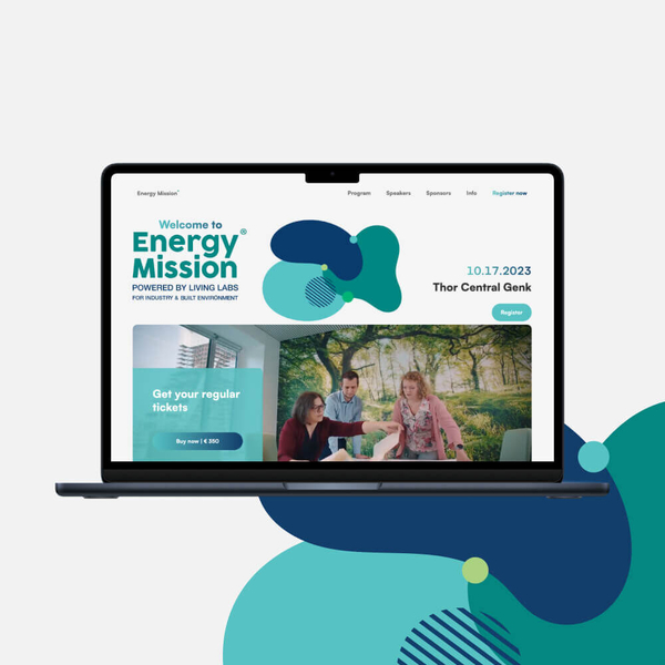 Ontwikkeling event website Energy Mission