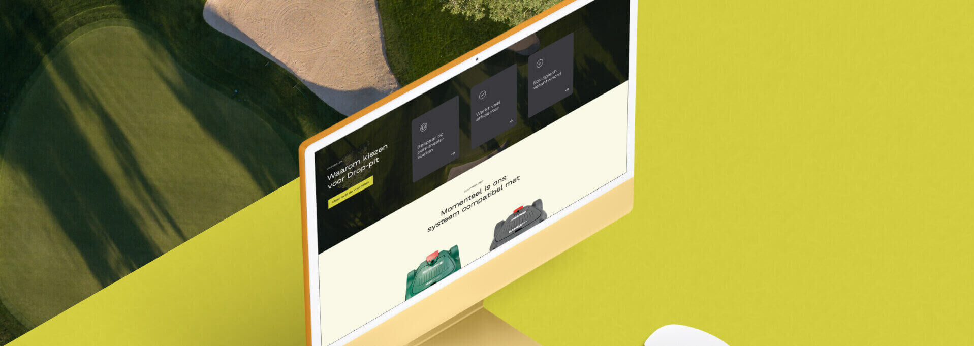 Ontwikkeling 3-talige productwebsite voor het Drop-pit systeem