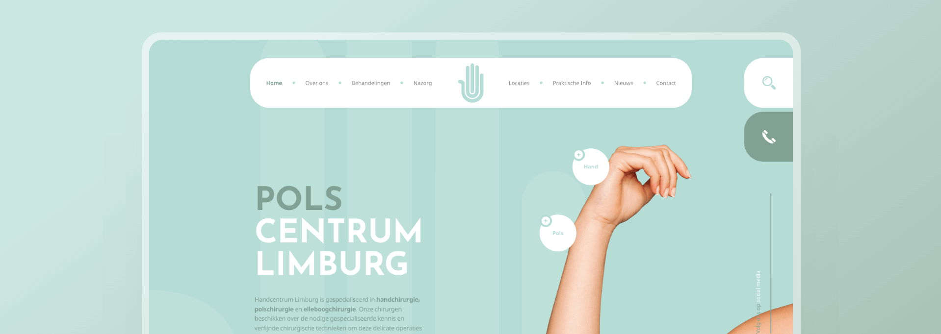 Ontwikkeling informatieve website