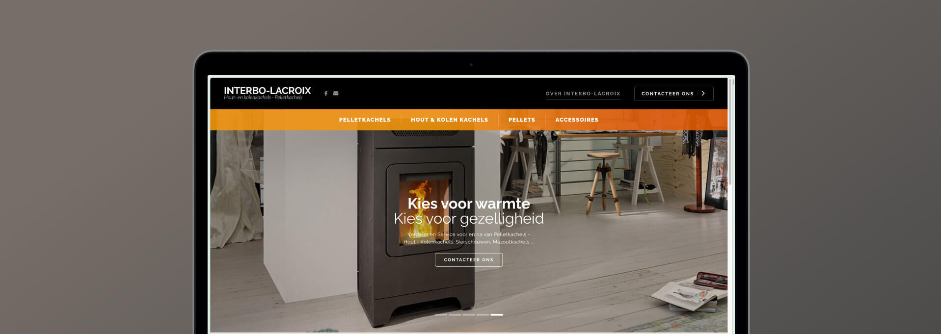 Ontwikkeling website met uitgebreide productcatalogus