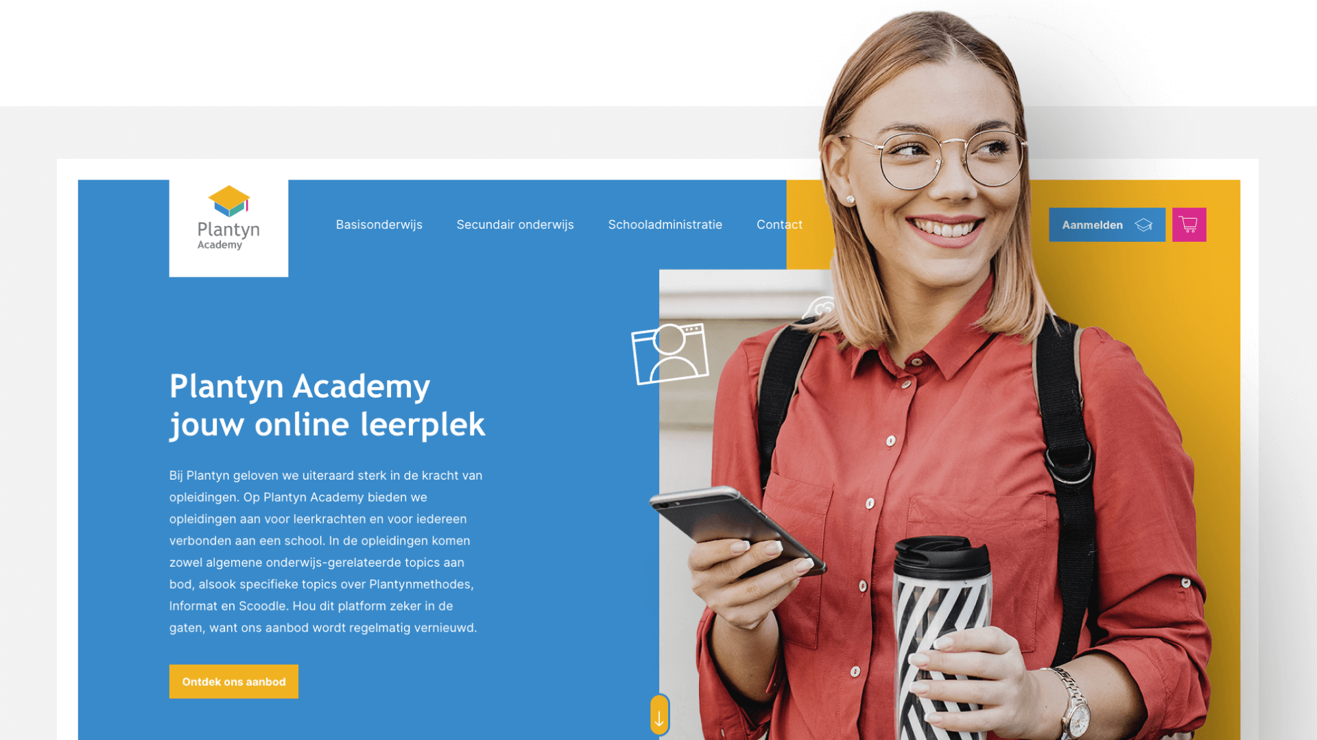 Opleidingsplatform met registratie en online betaling